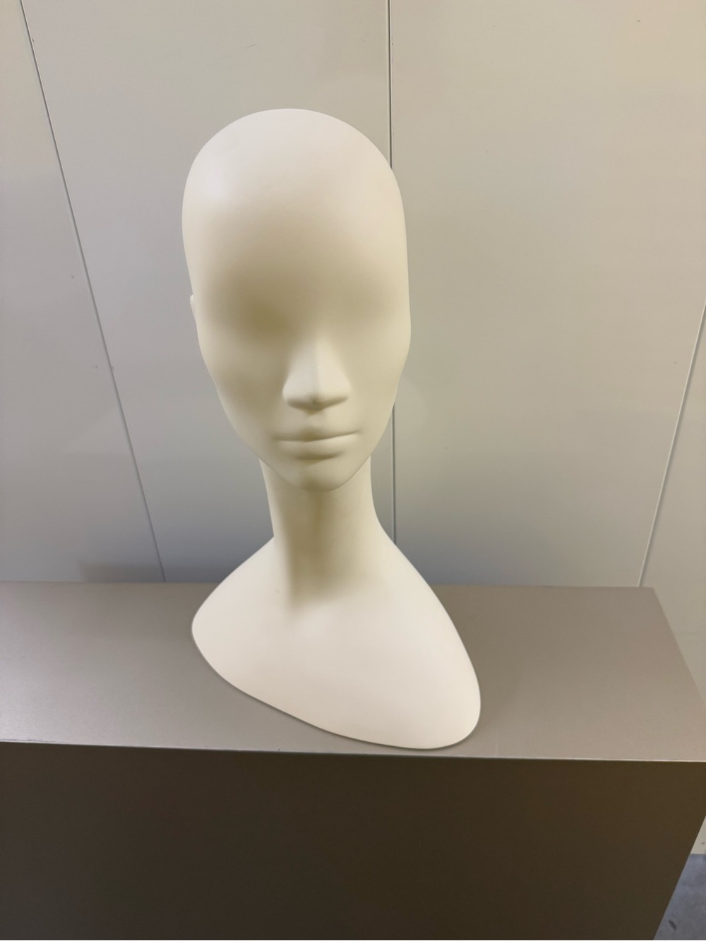 Rare Female Display Mannequin Head and Neck Stand